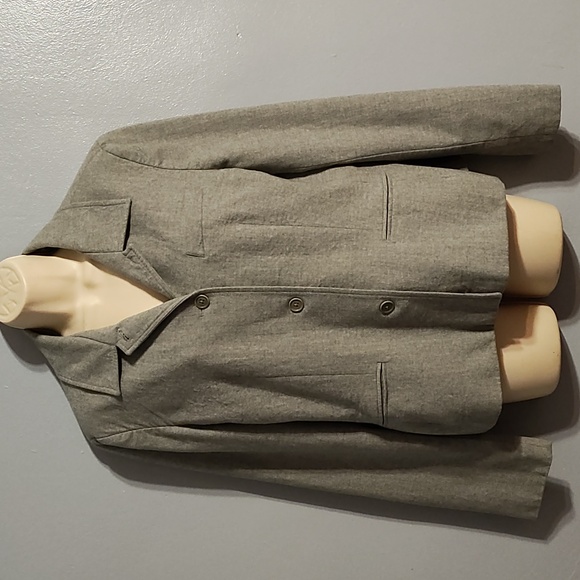 Lauren Ralph Lauren vintage women's gray green label 96%wool 4%lycra spandex - Picture 9 of 17